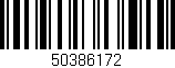 Código de barras (EAN, GTIN, SKU, ISBN): '50386172'