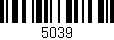 Código de barras (EAN, GTIN, SKU, ISBN): '5039'