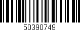 Código de barras (EAN, GTIN, SKU, ISBN): '50390749'
