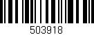 Código de barras (EAN, GTIN, SKU, ISBN): '503918'