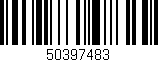 Código de barras (EAN, GTIN, SKU, ISBN): '50397483'