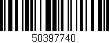 Código de barras (EAN, GTIN, SKU, ISBN): '50397740'