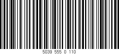 Código de barras (EAN, GTIN, SKU, ISBN): '5039_555_0_110'