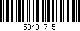 Código de barras (EAN, GTIN, SKU, ISBN): '50401715'