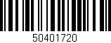 Código de barras (EAN, GTIN, SKU, ISBN): '50401720'