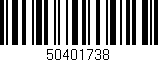Código de barras (EAN, GTIN, SKU, ISBN): '50401738'