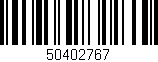 Código de barras (EAN, GTIN, SKU, ISBN): '50402767'