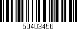 Código de barras (EAN, GTIN, SKU, ISBN): '50403456'
