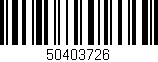 Código de barras (EAN, GTIN, SKU, ISBN): '50403726'