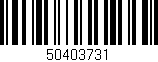 Código de barras (EAN, GTIN, SKU, ISBN): '50403731'