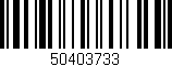 Código de barras (EAN, GTIN, SKU, ISBN): '50403733'