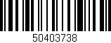 Código de barras (EAN, GTIN, SKU, ISBN): '50403738'