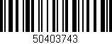 Código de barras (EAN, GTIN, SKU, ISBN): '50403743'