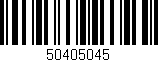 Código de barras (EAN, GTIN, SKU, ISBN): '50405045'