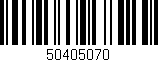 Código de barras (EAN, GTIN, SKU, ISBN): '50405070'