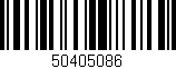Código de barras (EAN, GTIN, SKU, ISBN): '50405086'