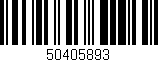 Código de barras (EAN, GTIN, SKU, ISBN): '50405893'