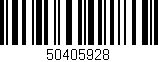 Código de barras (EAN, GTIN, SKU, ISBN): '50405928'