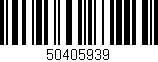 Código de barras (EAN, GTIN, SKU, ISBN): '50405939'