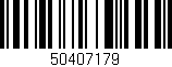 Código de barras (EAN, GTIN, SKU, ISBN): '50407179'