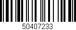Código de barras (EAN, GTIN, SKU, ISBN): '50407233'