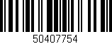 Código de barras (EAN, GTIN, SKU, ISBN): '50407754'