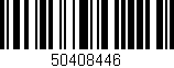 Código de barras (EAN, GTIN, SKU, ISBN): '50408446'