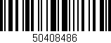 Código de barras (EAN, GTIN, SKU, ISBN): '50408486'