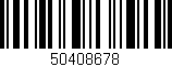 Código de barras (EAN, GTIN, SKU, ISBN): '50408678'