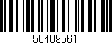 Código de barras (EAN, GTIN, SKU, ISBN): '50409561'