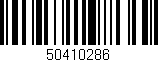 Código de barras (EAN, GTIN, SKU, ISBN): '50410286'