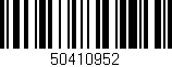 Código de barras (EAN, GTIN, SKU, ISBN): '50410952'