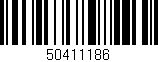Código de barras (EAN, GTIN, SKU, ISBN): '50411186'