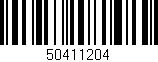 Código de barras (EAN, GTIN, SKU, ISBN): '50411204'