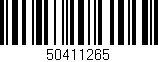 Código de barras (EAN, GTIN, SKU, ISBN): '50411265'
