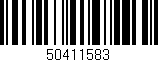Código de barras (EAN, GTIN, SKU, ISBN): '50411583'