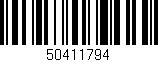 Código de barras (EAN, GTIN, SKU, ISBN): '50411794'