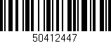 Código de barras (EAN, GTIN, SKU, ISBN): '50412447'