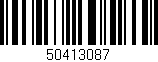 Código de barras (EAN, GTIN, SKU, ISBN): '50413087'