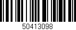 Código de barras (EAN, GTIN, SKU, ISBN): '50413098'