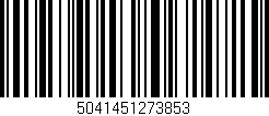 Código de barras (EAN, GTIN, SKU, ISBN): '5041451273853'