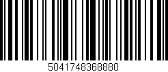 Código de barras (EAN, GTIN, SKU, ISBN): '5041748368880'