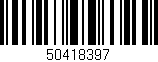 Código de barras (EAN, GTIN, SKU, ISBN): '50418397'