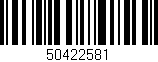 Código de barras (EAN, GTIN, SKU, ISBN): '50422581'