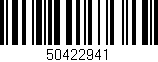 Código de barras (EAN, GTIN, SKU, ISBN): '50422941'