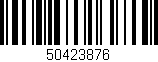 Código de barras (EAN, GTIN, SKU, ISBN): '50423876'