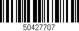 Código de barras (EAN, GTIN, SKU, ISBN): '50427707'