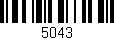 Código de barras (EAN, GTIN, SKU, ISBN): '5043'