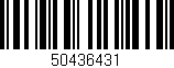 Código de barras (EAN, GTIN, SKU, ISBN): '50436431'