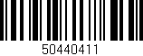 Código de barras (EAN, GTIN, SKU, ISBN): '50440411'
